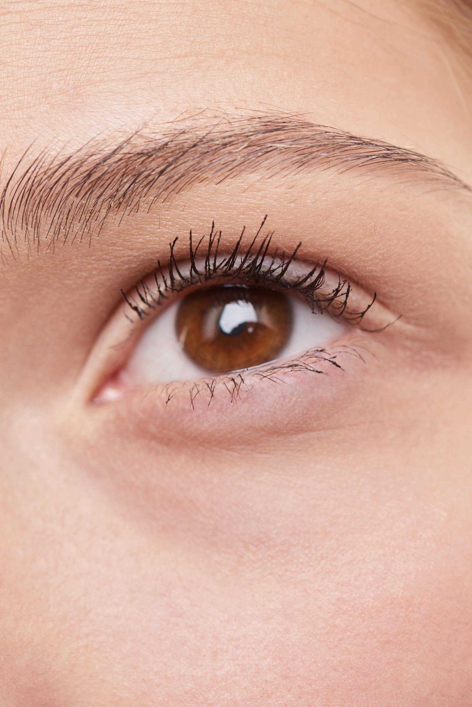 Bronzed skin close-up in natural light
